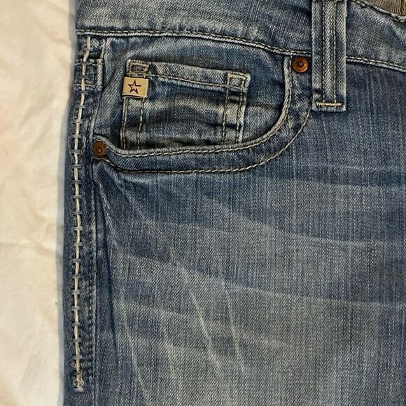 Big Star Maddie Mid Rise Jeans Embroidered Flap Pocket | BootCut | Women Sz. 30 - Picture 5 of 10